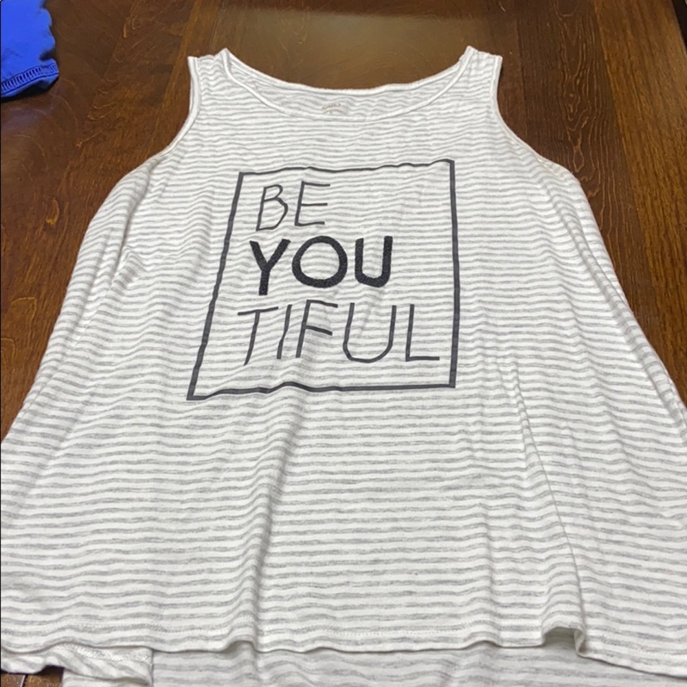 be - you - tiful tank top
